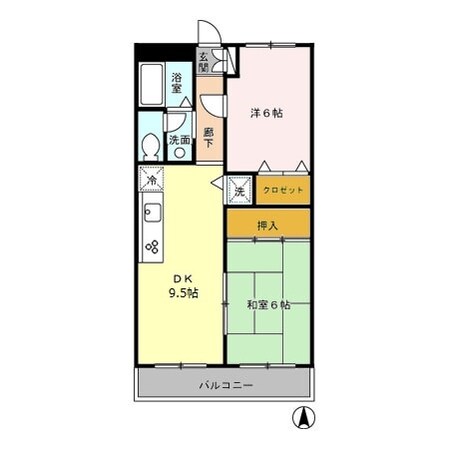 グレイスコートの物件間取画像